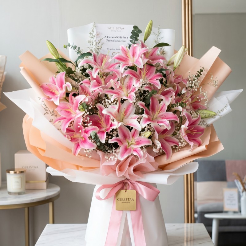 Pink Lily Grande Bouquet
