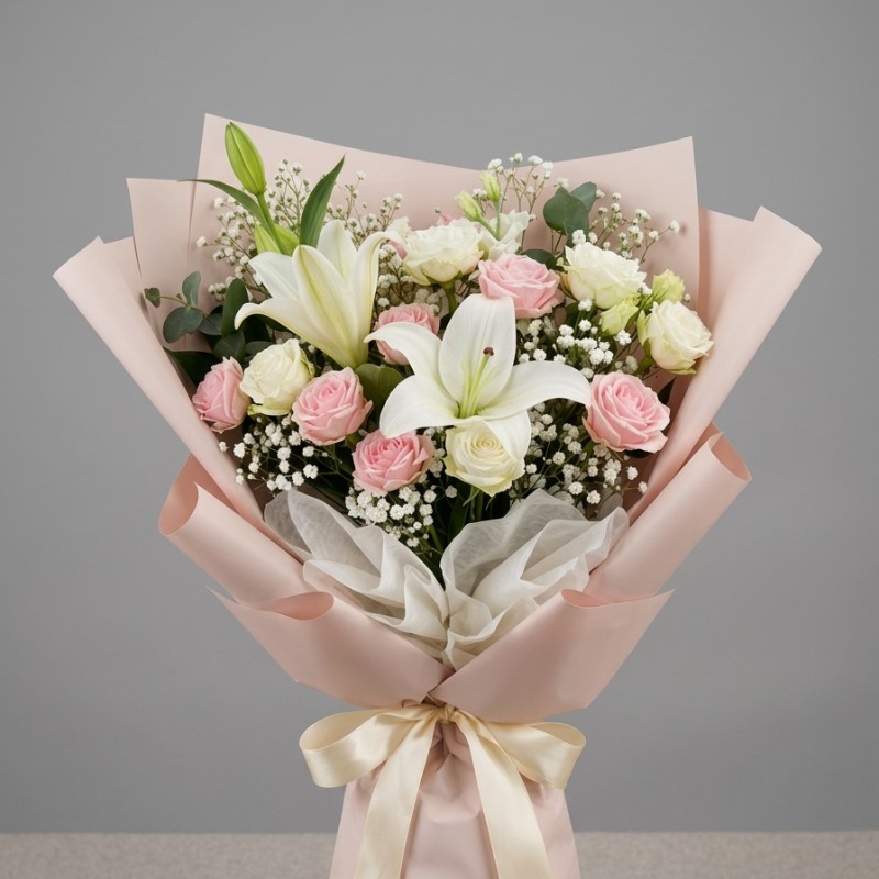 Blush Lily Luxe Bouquet