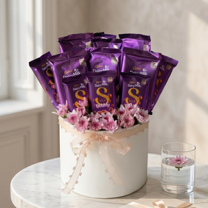 Silky Bloom Chocolate Box